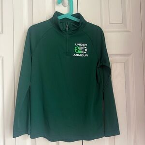 Under Armour Forest Green Half-Zip Top
